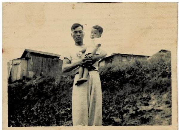 1957년 송림동에서 형우와 아들 인구