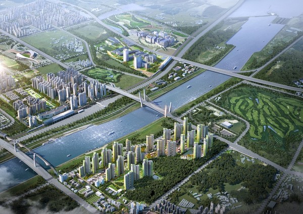 서구 한들도시개발사업지구 개발 조감도