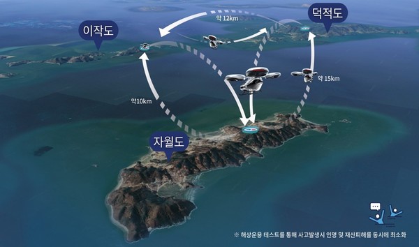 'PAV 특별자유화구역'인 인천 옹진군 자월도~이작도~덕적도 해상