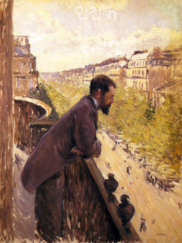 발코니의 남자, 구스타브 카이보트(Gustave Caillebotte 1848 - 1894, The Man on the Balcony)
