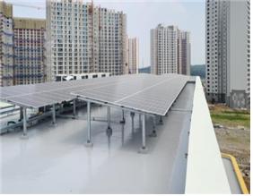 학교 옥상 태양광발전시설 설치 사례(자료제공=인천시교육청)