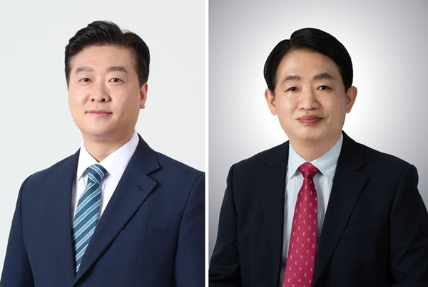 민주당 남궁형(왼쪽), 국민의힘 김찬진 인천 동구청장 후보