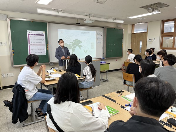 인천의 한 학교에서 수업이 진행 중인 모습. 사진=언천시교육청