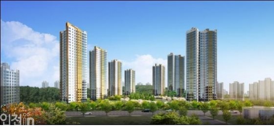 아시아드 선수촌 아파트 투시도, 출처: 인천도시공사 홈페이지